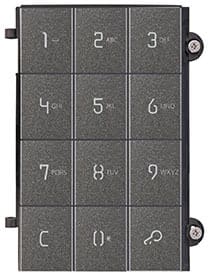 ELVOX - Tastatur-Frontmodul Pixel schiefergrau
