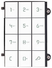 ELVOX - Tastatur-Frontmodul Pixel weiß