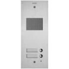 ELVOX - Abdeck.Steely 2F+ Audio 2-Taste edelstah