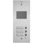 ELVOX - Abdeck.Steely 2F+ Audio 3-Taste edelstah