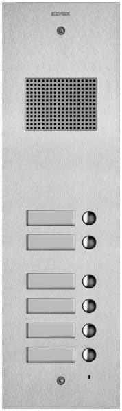 ELVOX - Abdeck.Steely 2F+ Audio 6-Taste edelstah