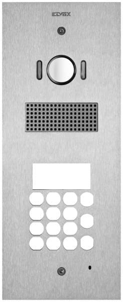 ELVOX - Abdeck.Steely 2F+ A/V+Tastatur edelstahl