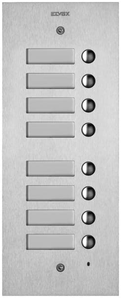 ELVOX - Zusatz-Abdeck.Steely2F+ 8-Taste edelstah
