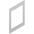 ELVOX - Adapter Abdeckrahmen Flat 1M Edelstahl