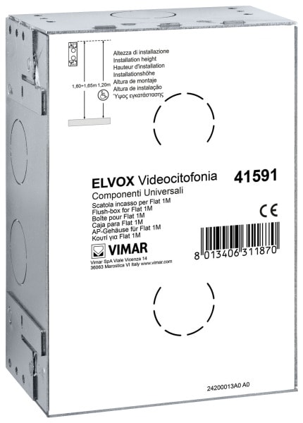ELVOX - AP-Gehäuse für Flat 1M