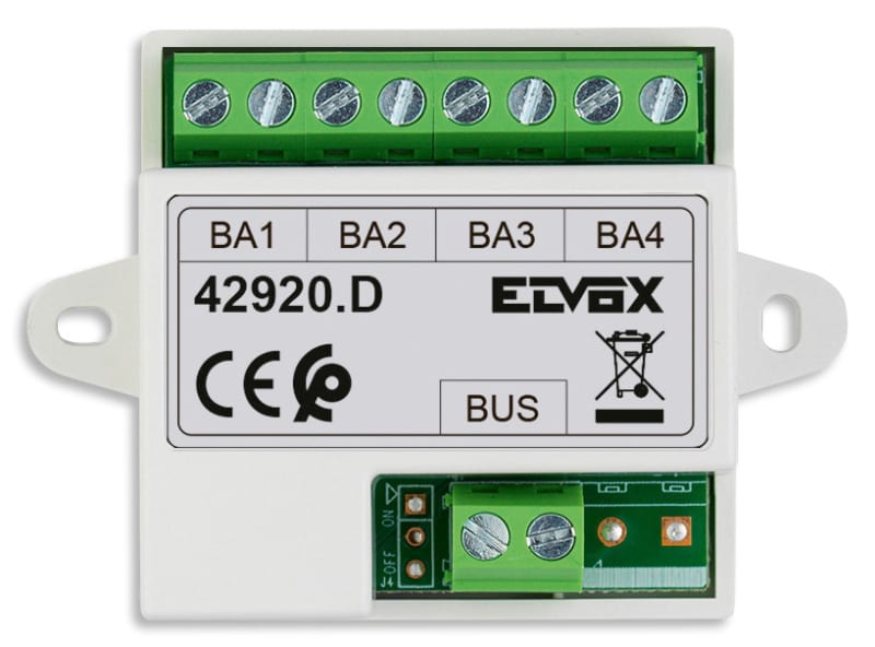 ELVOX - Busverteiler 4 Ausgänge RFID Video-Set
