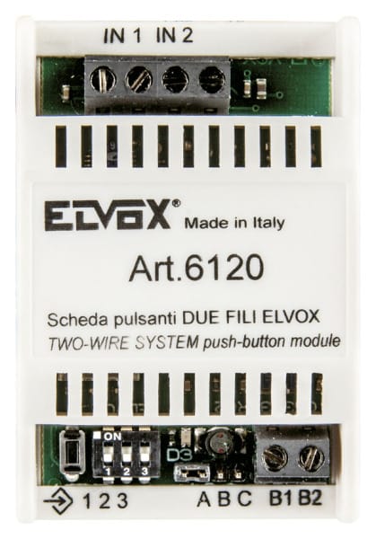ELVOX - Schnittstelle für 2 Tasten Due Fili