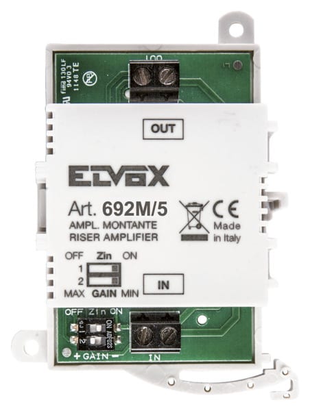 ELVOX - Signalverst. f. Steigleit. Kabel Kat.5