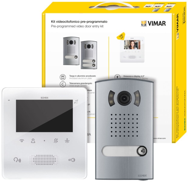 ELVOX - Set  Video 2F+ 1-Fam. Tab 4.3 Lautsprech