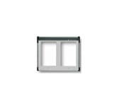 ELVOX - Rahmen f. 2M 2x1 Lichtgrau