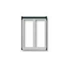 ELVOX - Rahmen f. 4M 2x2 Lichtgrau
