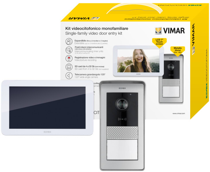 ELVOX - 1 Fam-Video-SET 7in TS RFID DIN Netzg.