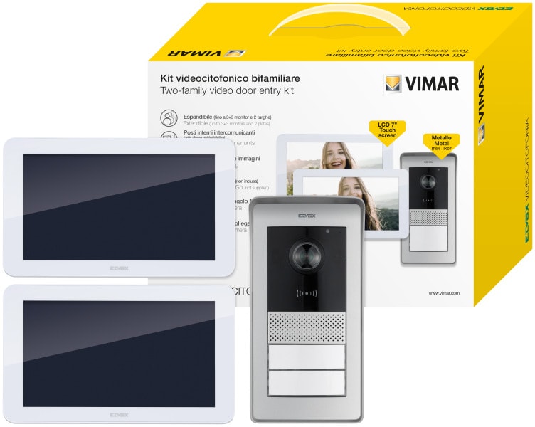 ELVOX - 2 Fam-Video-SET 7in TS RFID DIN Netzg.