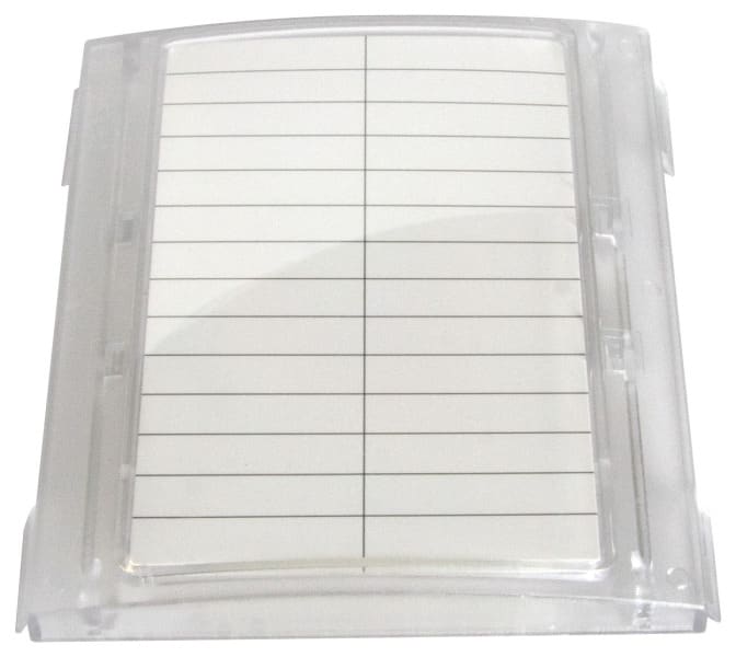 ELVOX - Namensschild-Glas Klingeltableau 3A0N