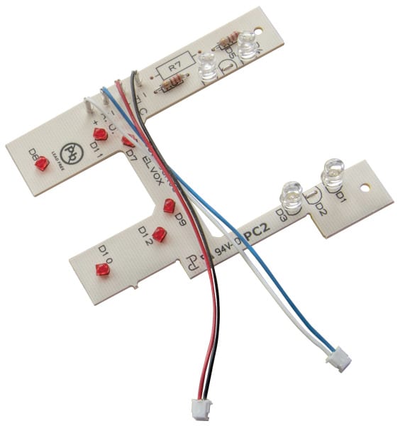 ELVOX - Leiterplatte weiß-LED 13F5,13T5