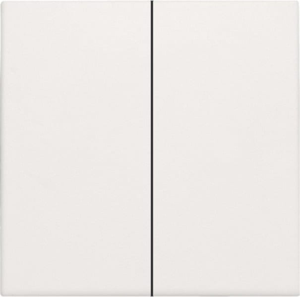 NIKO - Abdeckung für elektronischen Doppelschalter/Taster, white