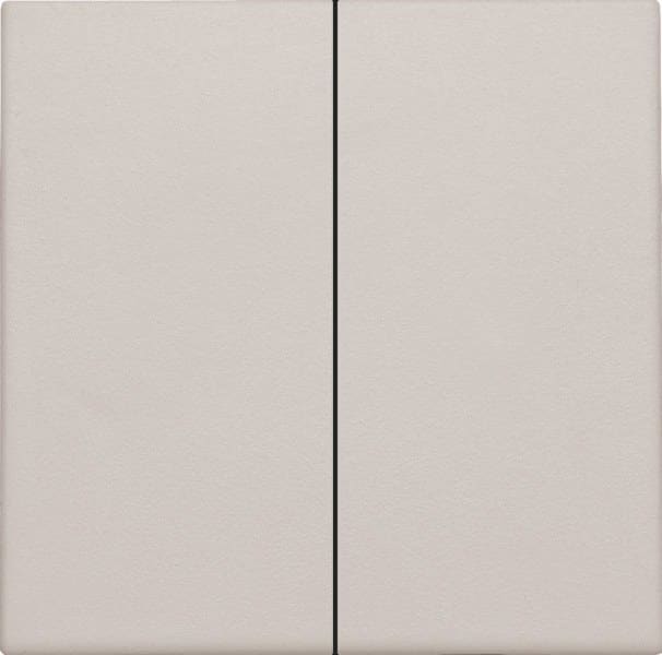 NIKO - Abdeckung für elektronischen Doppelschalter/Taster, light grey
