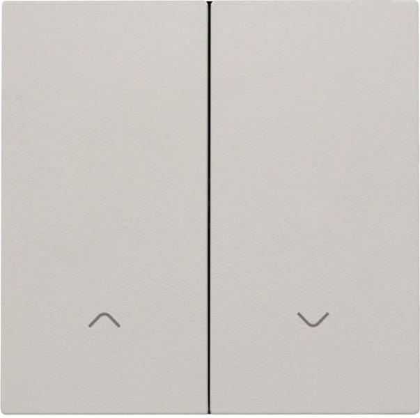 NIKO - Abdeckung für elektronischen Doppel Rollladenschalter, light grey