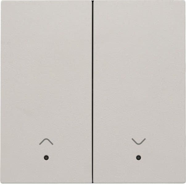 NIKO - Abdeckung mit Linse für elektronischen Doppel Rollladenschalter, light