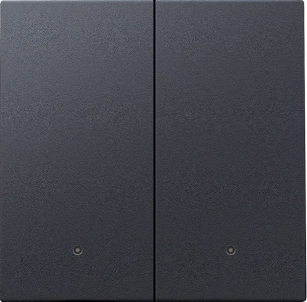 NIKO - Abdeckung mit Linse für elektronischen Doppelschalter oder Taster