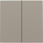 NIKO - Abdeckung für elektronischen Doppelschalter/Taster, bronze