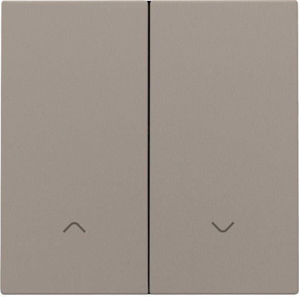 NIKO - Abdeckung für elektronischen Doppel Rollladenschalter, bronze
