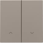 NIKO - Abdeckung für elektronischen Doppel Rollladenschalter, bronze