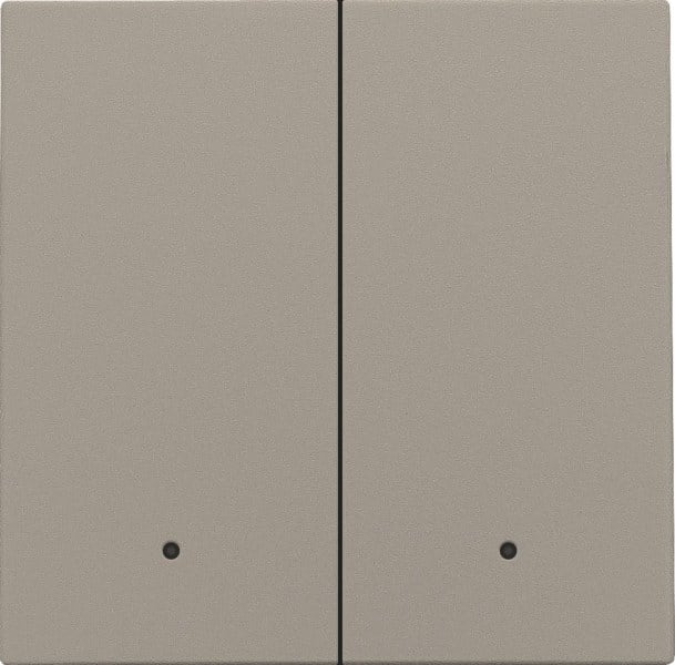 NIKO - Abdeckung mit Linse für elektronischen Doppelschalter oder Taster