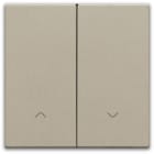 NIKO - Abdeckung für elektronischen Doppel Rollladenschalter, champagne coated