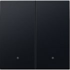 NIKO - Abdeckung mit Linse für elektronischen Doppelschalter oder Taster
