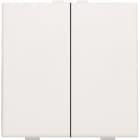 NIKO - Zweifach Taster für Niko Home Control, white