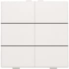 NIKO - 6 fach Taster für Niko Home Control, white