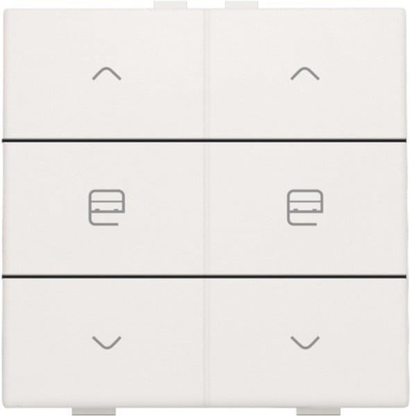 NIKO - Zweifach Taster für Niko Home Control, white