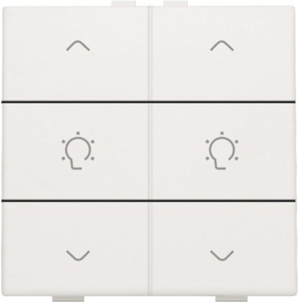 NIKO - Doppel Dimmersteuerung für Niko Home Control, white
