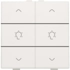 NIKO - Doppel Dimmersteuerung für Niko Home Control, white