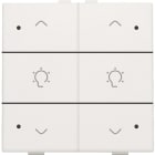 NIKO - Doppel Dimmersteuerung mit LED für Niko Home Control, white