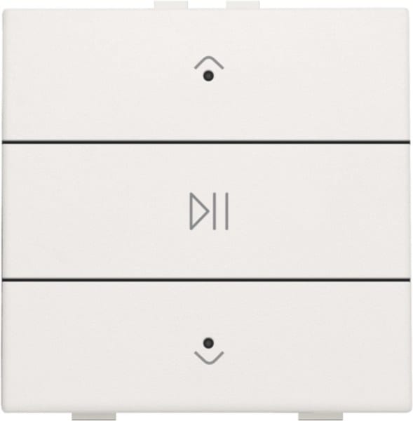 NIKO - Einfach Audiosteuerung mit LEDs für Niko Home Control, white