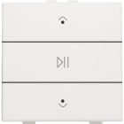 NIKO - Einfach Audiosteuerung mit LEDs für Niko Home Control, white