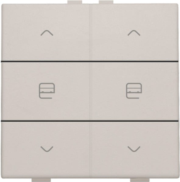 NIKO - Zweifach Taster für Niko Home Control, light grey