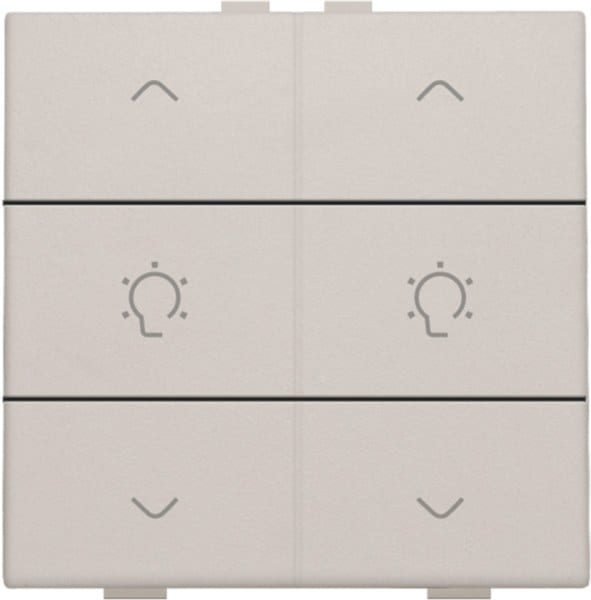 NIKO - Doppel Dimmersteuerung für Niko Home Control, light grey