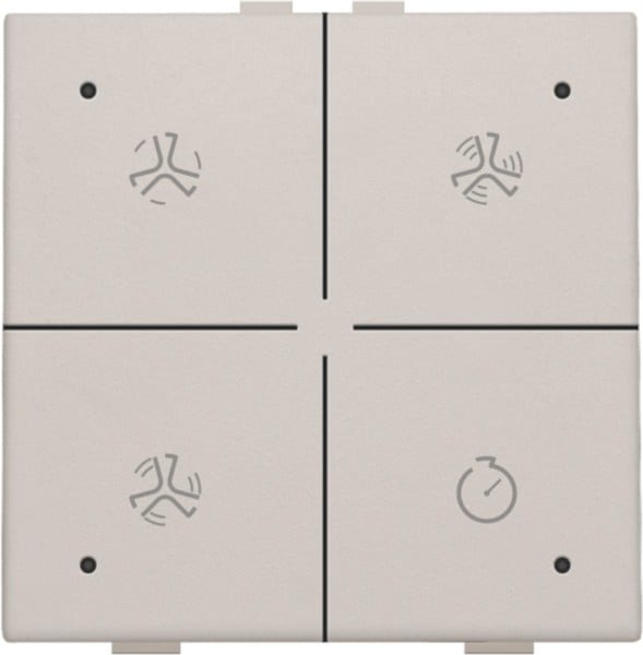 NIKO - Belüftungssteuerung mit LED für Niko Home Control, light grey