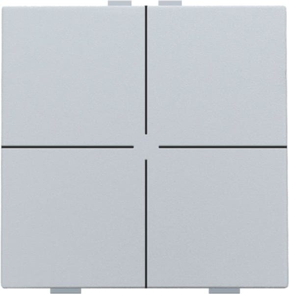 NIKO - 4 fach Taster für Niko Home Control, sterling