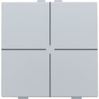 NIKO - 4 fach Taster für Niko Home Control, sterling