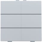 NIKO - 6 fach Taster für Niko Home Control, sterling