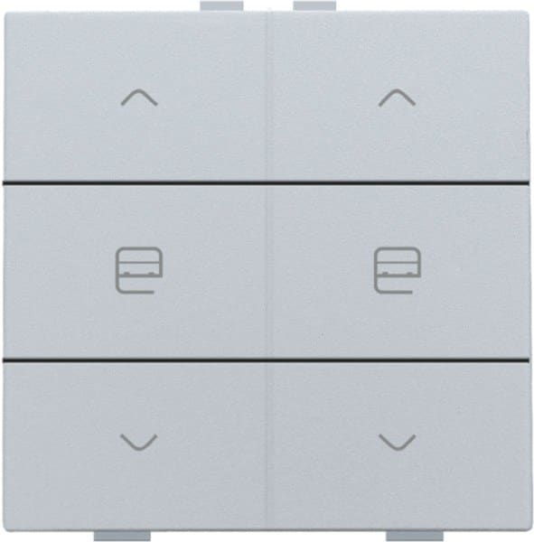 NIKO - Zweifach Taster für Niko Home Control, sterling