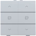 NIKO - Zweifach Taster für Niko Home Control, sterling