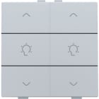 NIKO - Doppel Dimmersteuerung für Niko Home Control, sterling