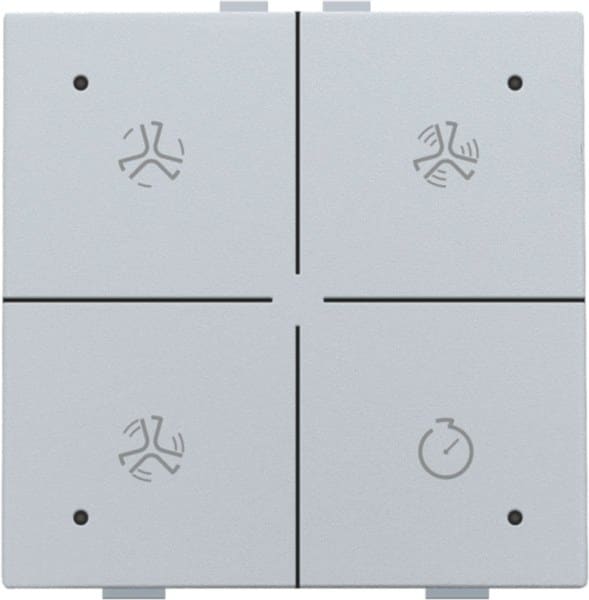 NIKO - Belüftungssteuerung mit LED für Niko Home Control, sterling