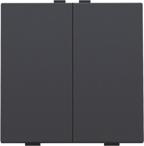 NIKO - Zweifach Taster für Niko Home Control, anthracite