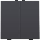 NIKO - Zweifach Taster für Niko Home Control, anthracite